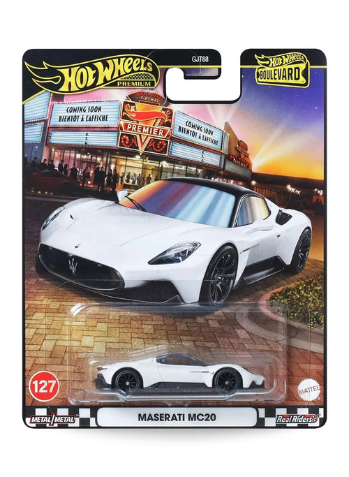 Hot Wheels Boulevard (After 2013) – 2025 Maserati MC20 1:64 - Bianco Audace