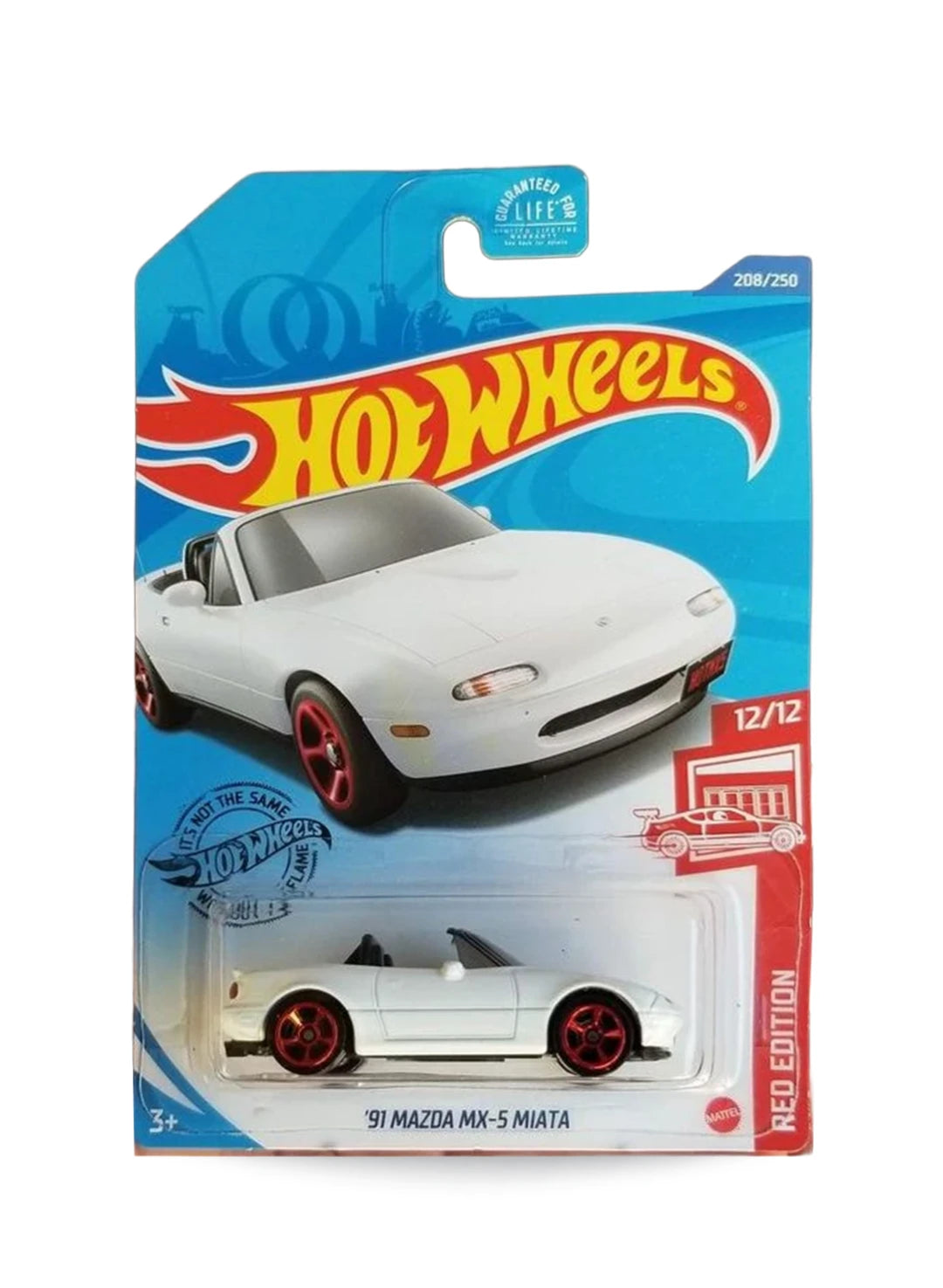 Hot Wheels Red Edition 2020 Mazda '91 Mazda MX-5 Miata 1:64 Gloss White