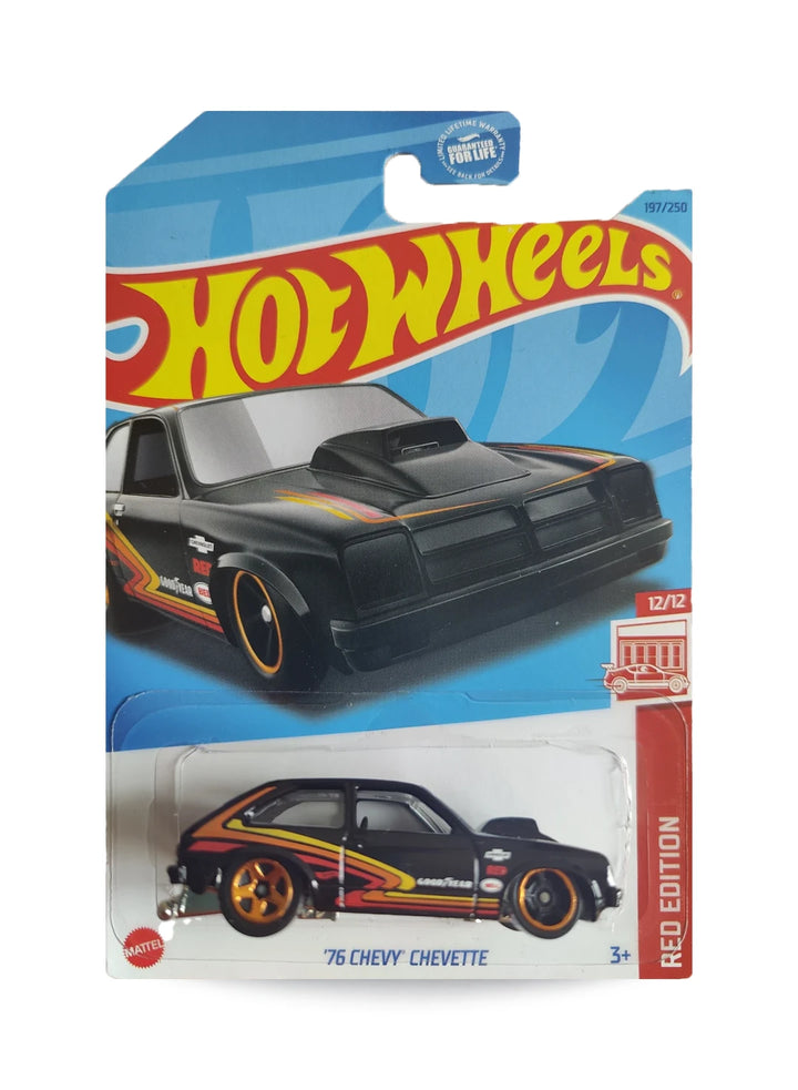 Hot Wheels Red Edition 2023 Chevrolet '76 Chevette 1:64 Black