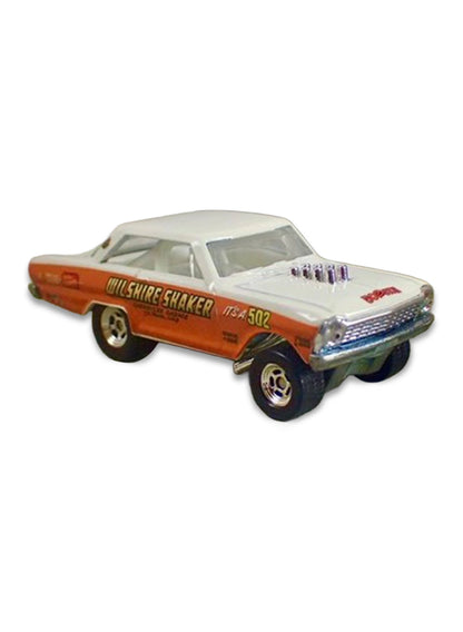 Hot Wheels Dragstrip Demons 2009 Wilshire Shaker Match Bash Nova 1:64 – White & Orange