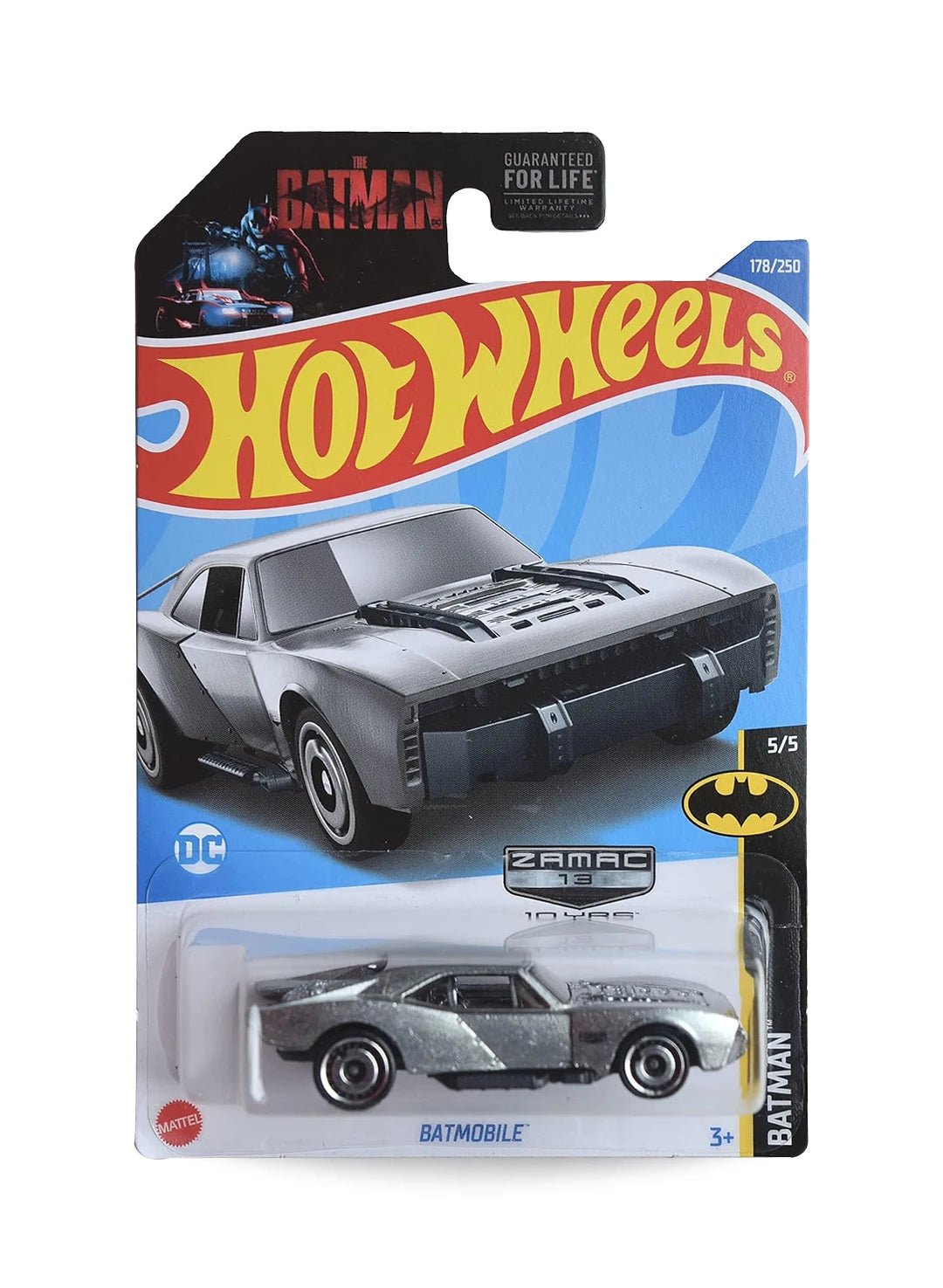 Hot Wheels Walmart Exclusive ZAMAC Editions 2022 Batmobile 1:64 – ZAMAC