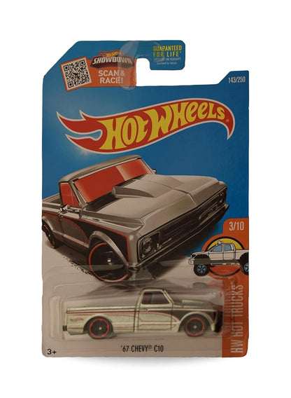 Hot Wheels Walmart Exclusive ZAMAC Editions 2016 Chevrolet '67 Chevy C10 1:64 – ZAMAC