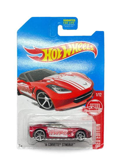 Hot Wheels Chevrolet Corvette Stingray 1:64 – Metalflake Red