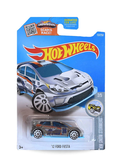 Hot Wheels Walmart Exclusive ZAMAC Editions 2016 Ford '12 Fiesta 1:64 – ZAMAC