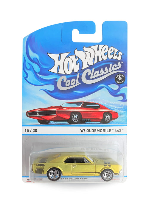 Hot Wheels Cool Classics 2013 '67 Oldsmobile 442 1:64 – Spectrafrost Antifreeze