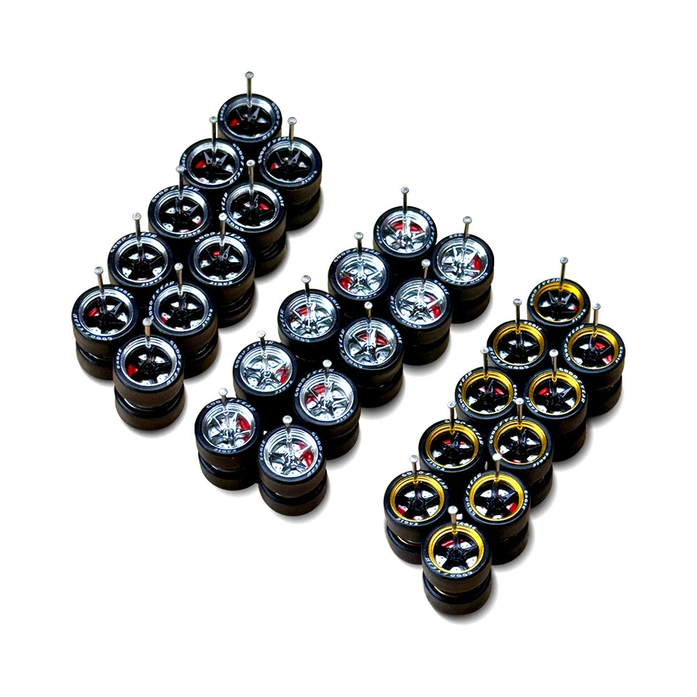 15x Sets NEW Alloy 11mm for Hot Wheels 83 Silverado 1/64 Drop in Fit MIX COLORS
