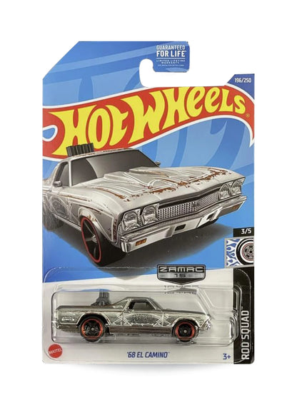 Hot Wheels Walmart Exclusive ZAMAC Editions 2022 Chevrolet '68 El Camino 1:64 – ZAMAC