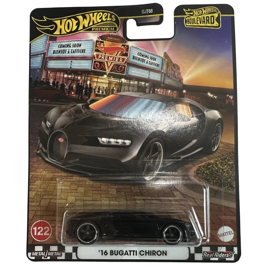 Hot Wheels 1:64 '16 Bugatti Chiron Black