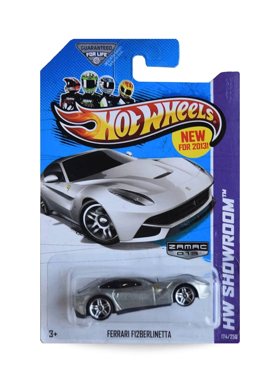 Hot Wheels Walmart Exclusive ZAMAC Editions 2013 Ferrari F12berlinetta 1:64 – ZAMAC