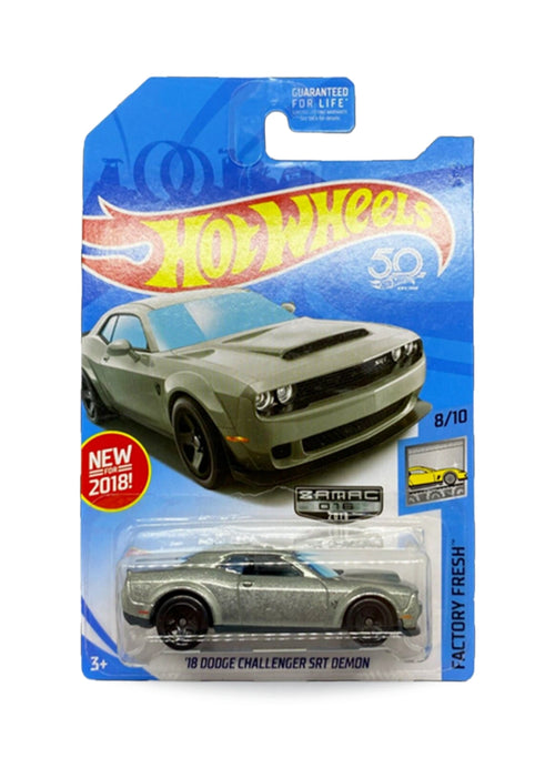 Hot Wheels Walmart Exclusive ZAMAC Editions 2018 Dodge Challenger SRT Demon 1:64  – ZAMAC