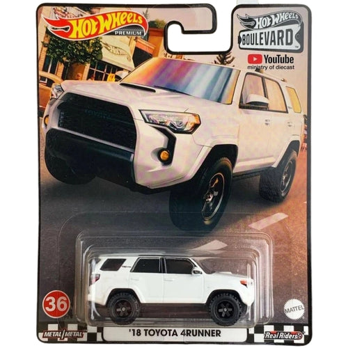 Hot Wheels 1:64 '18 Toyota 4Runner White