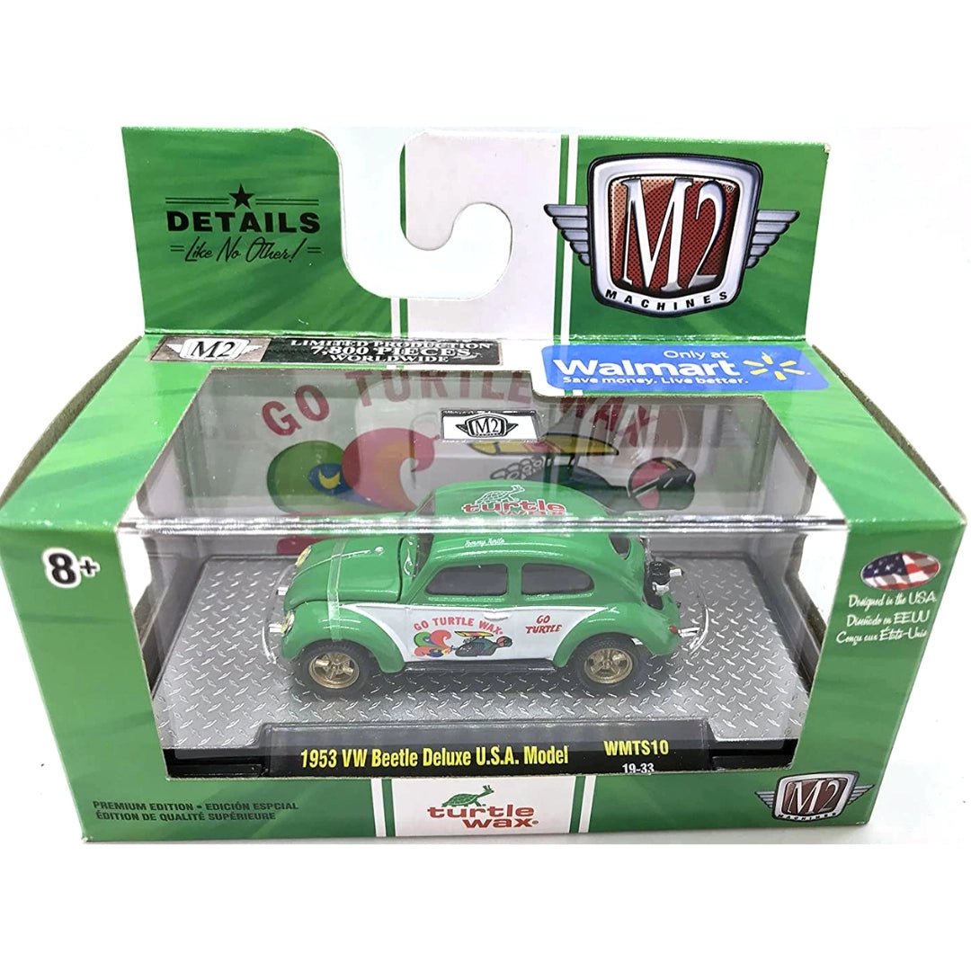 1953 VW Beetle Deluxe U.S.A. Model - Green Turtle Wax (WMTS10)