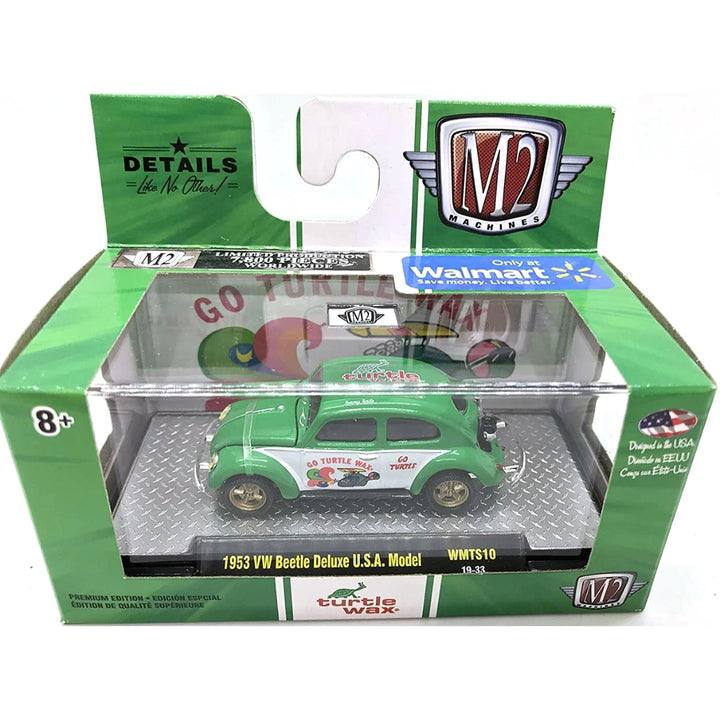1953 VW Beetle Deluxe U.S.A. Model - Green Turtle Wax (WMTS10)