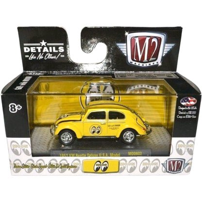 1953 VW Beetle Deluxe U.S.A. Model - Yellow (Moon Release MOON02)