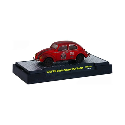 1953 VW Beetle Deluxe USA Model - Dark Red (Rally Historico Transpeninsular Release WMTS04 Chase)