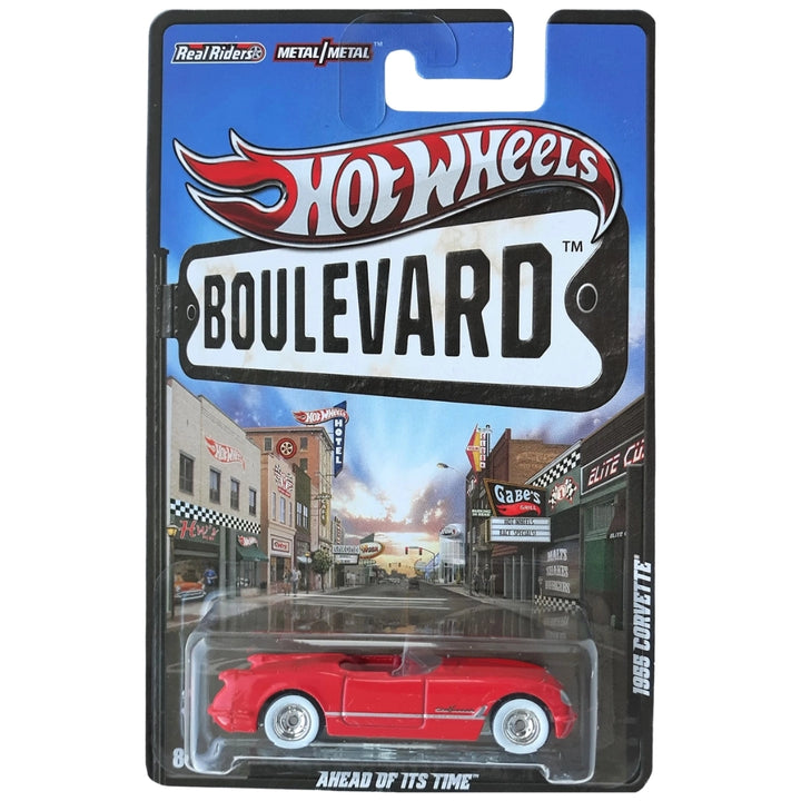 Hot Wheels 1:64 1955 Corvette Red