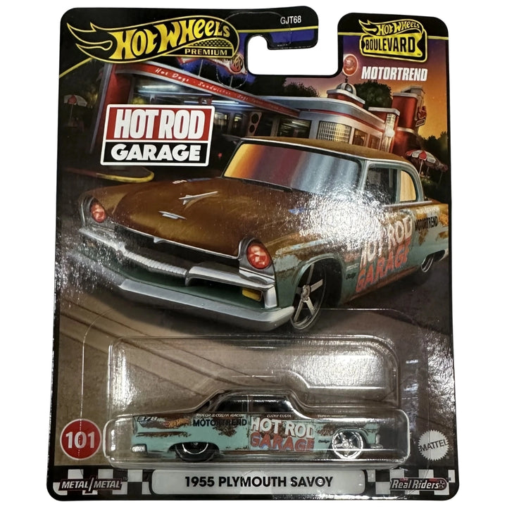 Hot Wheels 1:64 1955 Plymouth Savoy Matte Teal