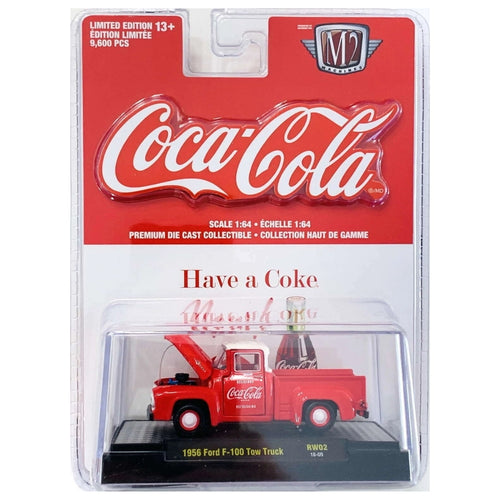 1956 Ford F-100 Tow Truck – Red (Coca-Cola Livery – Standard, Ref# RW02 18-09)