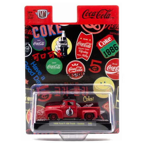 1956 Ford F-100 Truck Custom – Red (Red Chrome Details)