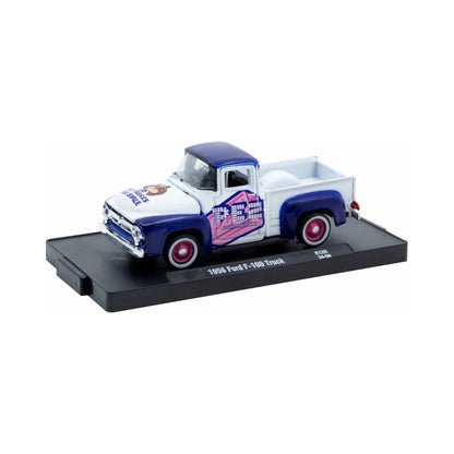 1956 Ford F-100 Truck – Blue/White (PEZ Livery, Red Rims)