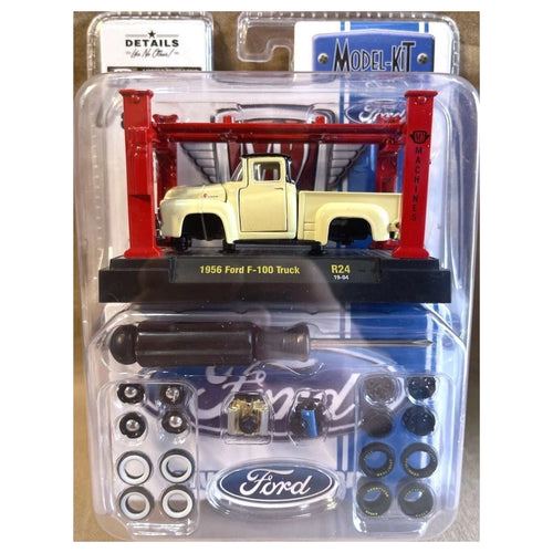 1956 Ford F-100 Truck – Cream (Workshop Setup, Model-Kit with Accessories)