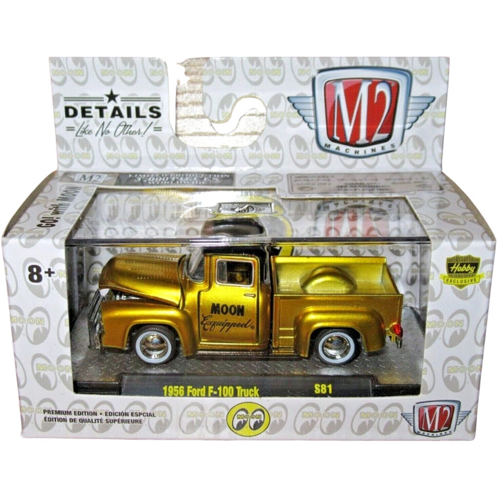 1956 Ford F-100 Truck – Gold (Mooneyes Livery, Opening Hood)