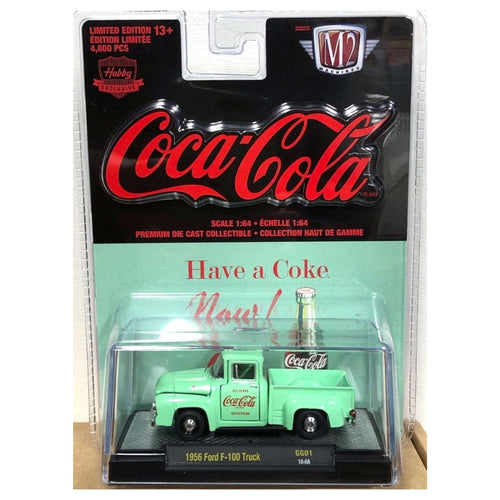 1956 Ford F-100 Truck – Green (Coca-Cola Livery, Opening Hood)