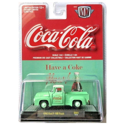 1956 Ford F-100 Truck – Green (Coca-Cola Livery, Standard Rims, Opening Hood)