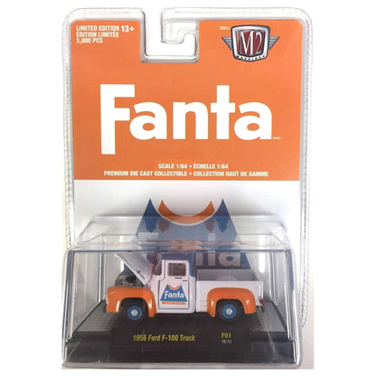 1956 Ford F-100 Truck – Orange/White (Fanta Livery, Opening Hood)