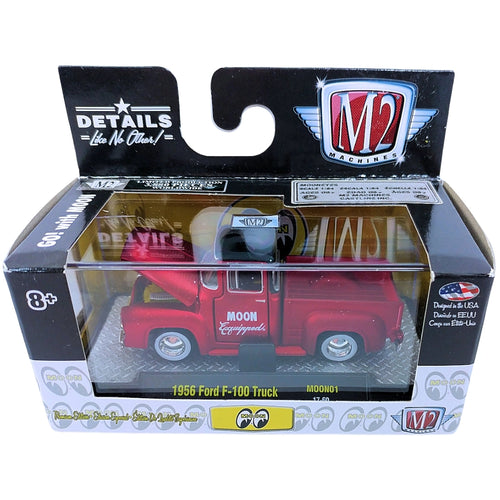 1956 Ford F-100 Truck – Red/White (Moon Release MOON01)