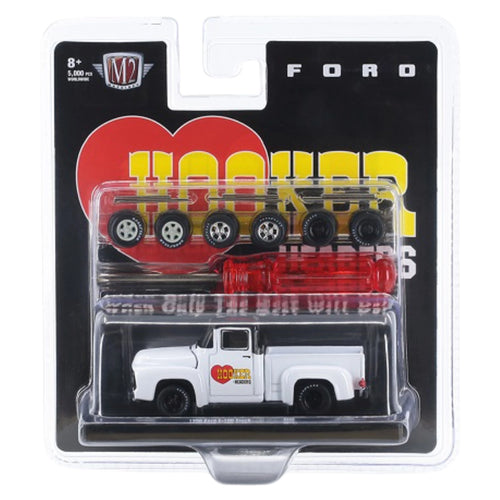 1956 Ford F-100 Truck – White (Hooker Headers Livery, Auto-Wheels with Accessories)