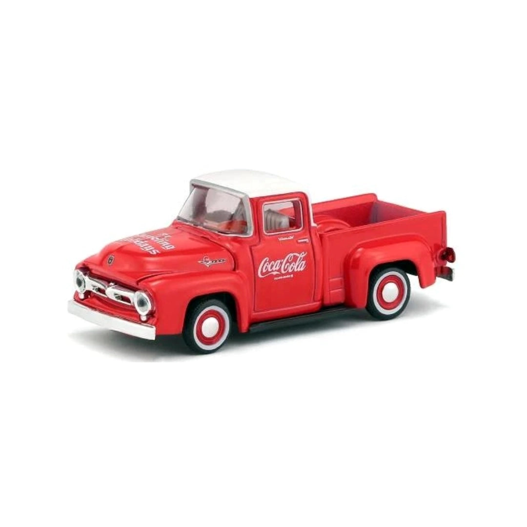 1956 Ford F-100 – Red (Coca-Cola Livery, White Rims)