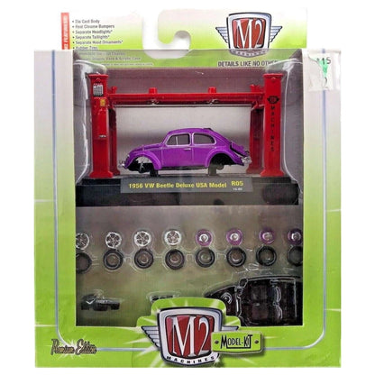1956 VW Beetle Deluxe USA Model - Purple (Model-Kit Release 05)