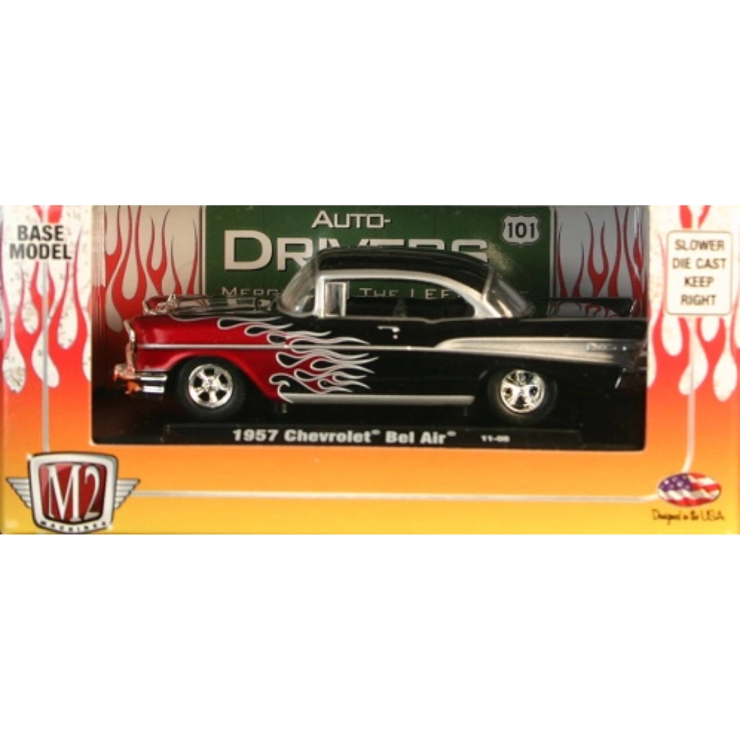 1957 Chevrolet Bel Air - Black/Red (Auto-Drivers Box)