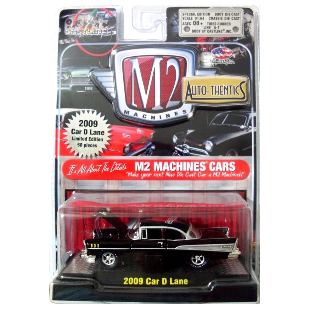 1957 Chevrolet Bel Air - Black “Car d’Lane” (Super Chase, Auto-Thentics Release S02)