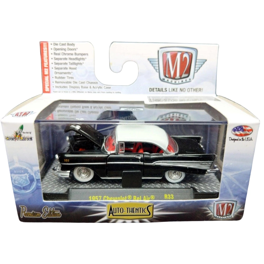 1957 Chevrolet Bel Air - Black & White (Box Packaging)