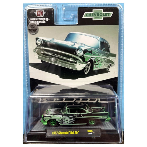 1957 Chevrolet Bel Air - Black with Green Flames (Green Chrome, Chase)