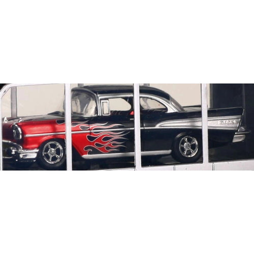 1957 Chevrolet Bel Air - Black with Red Flames (Auto-Haulers S06)