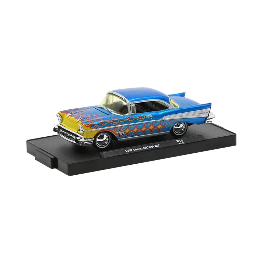 1957 Chevrolet Bel Air - Blue “Mooneyes” with Flames (Auto-Drivers Release 73)