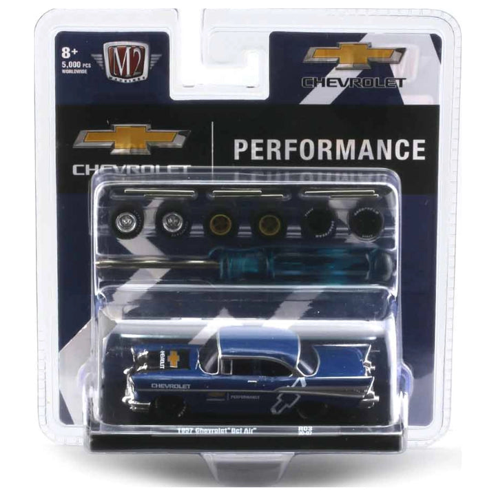 1957 Chevrolet Bel Air - Blue (O’Reilly Exclusive, Auto-Wheels Release 03)