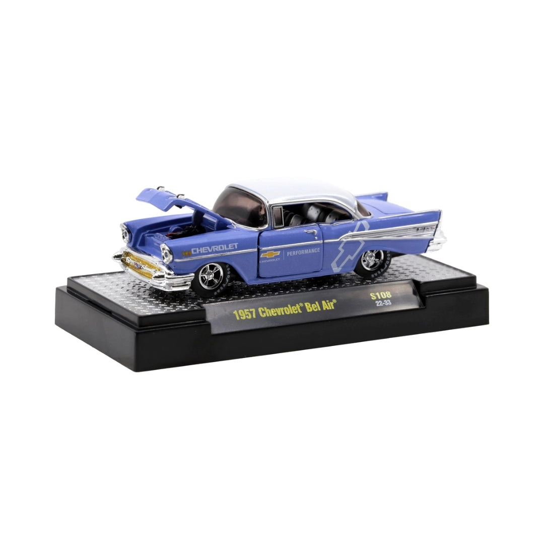 1957 Chevrolet Bel Air - Blue & White (O’Reilly Exclusive, Release S108)