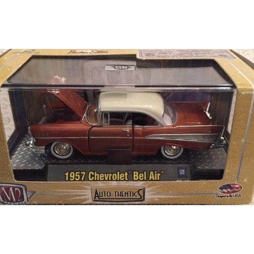 1957 Chevrolet Bel Air - Copper/Brown with White Roof (Auto-Thentics Premium Range - Box)