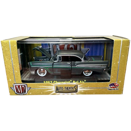 1957 Chevrolet Bel Air - Dark Green with White Roof (Auto-Thentics Premium Range - Box)