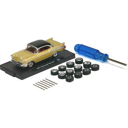 1957 Chevrolet Bel Air - Gold (Auto-Wheels Release 01)