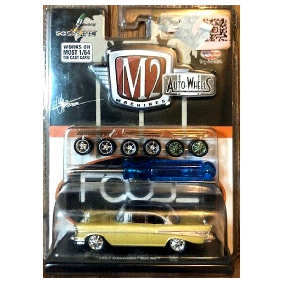 1957 Chevrolet Bel Air - Gold (Auto-Wheels Release 01)