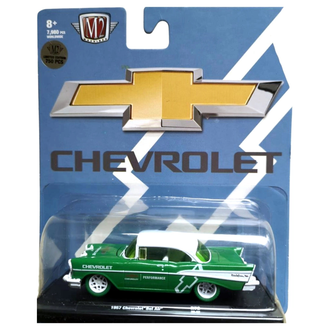 1957 Chevrolet Bel Air - Green & White (Chase, Auto-Drivers Release 72)