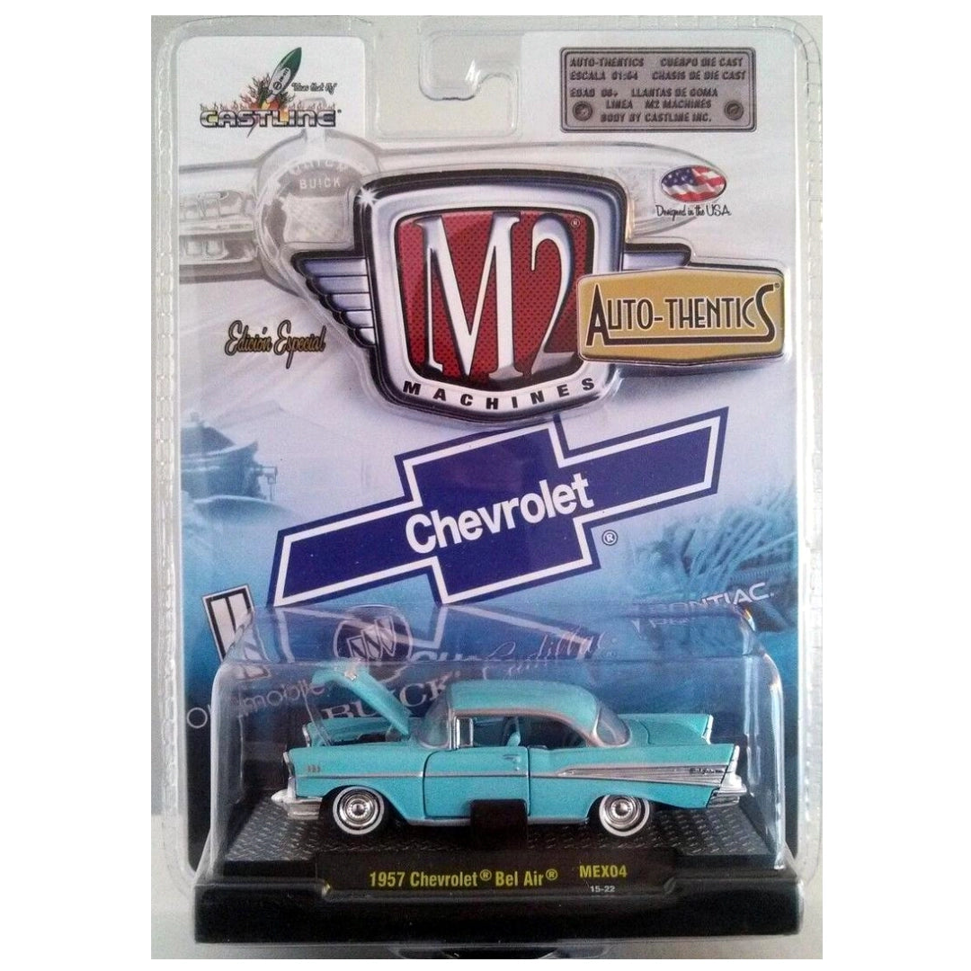 1957 Chevrolet Bel Air - Light Blue (Clamshell Blister Packaging)