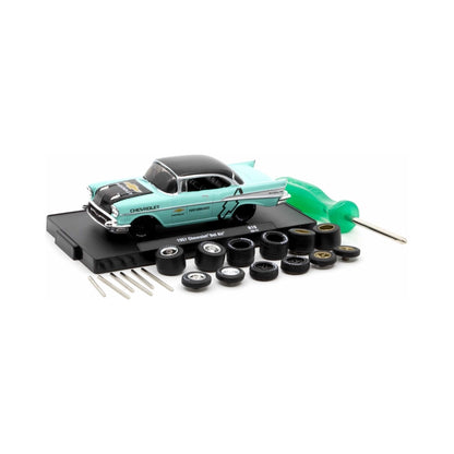 1957 Chevrolet Bel Air - Mint Green & Black (O’Reilly Exclusive, Auto-Wheels Release 19)