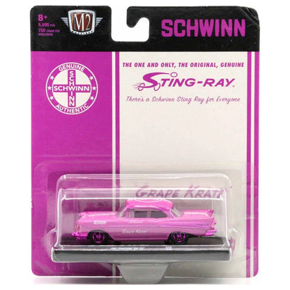1957 Chevrolet Bel Air - Pink “Schwinn” (Magenta Chrome, Chase)