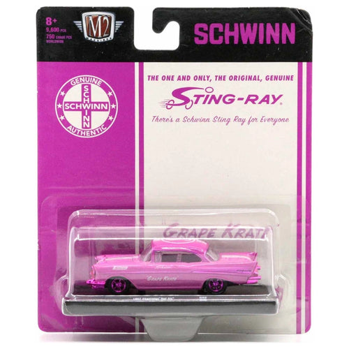1957 Chevrolet Bel Air - Pink “Schwinn” (Magenta Chrome, Chase)